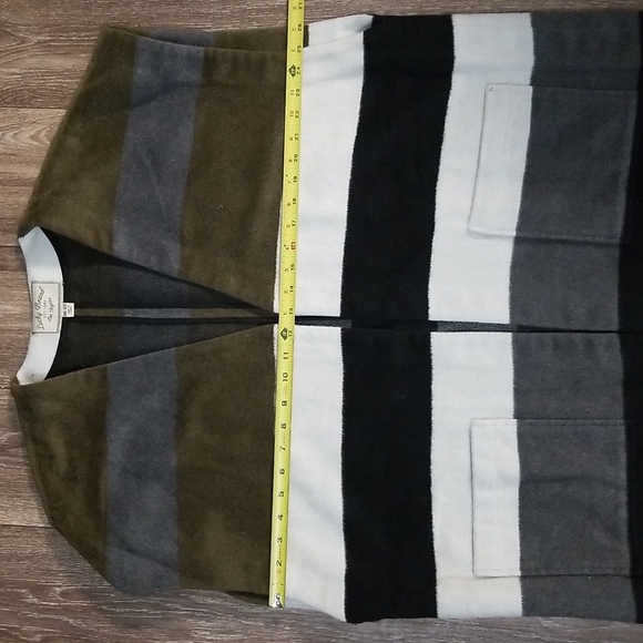 Lucky Brand Boho Striped Blanket Poncho - Picture 6 of 9
